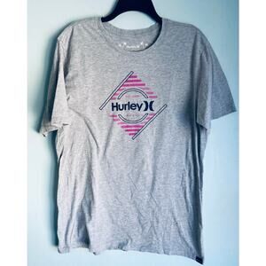 Hurley T-Shirt Men's Large Gray